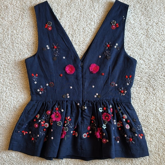 Brand New J. Crew peplum top size 00 - Picture 5 of 5